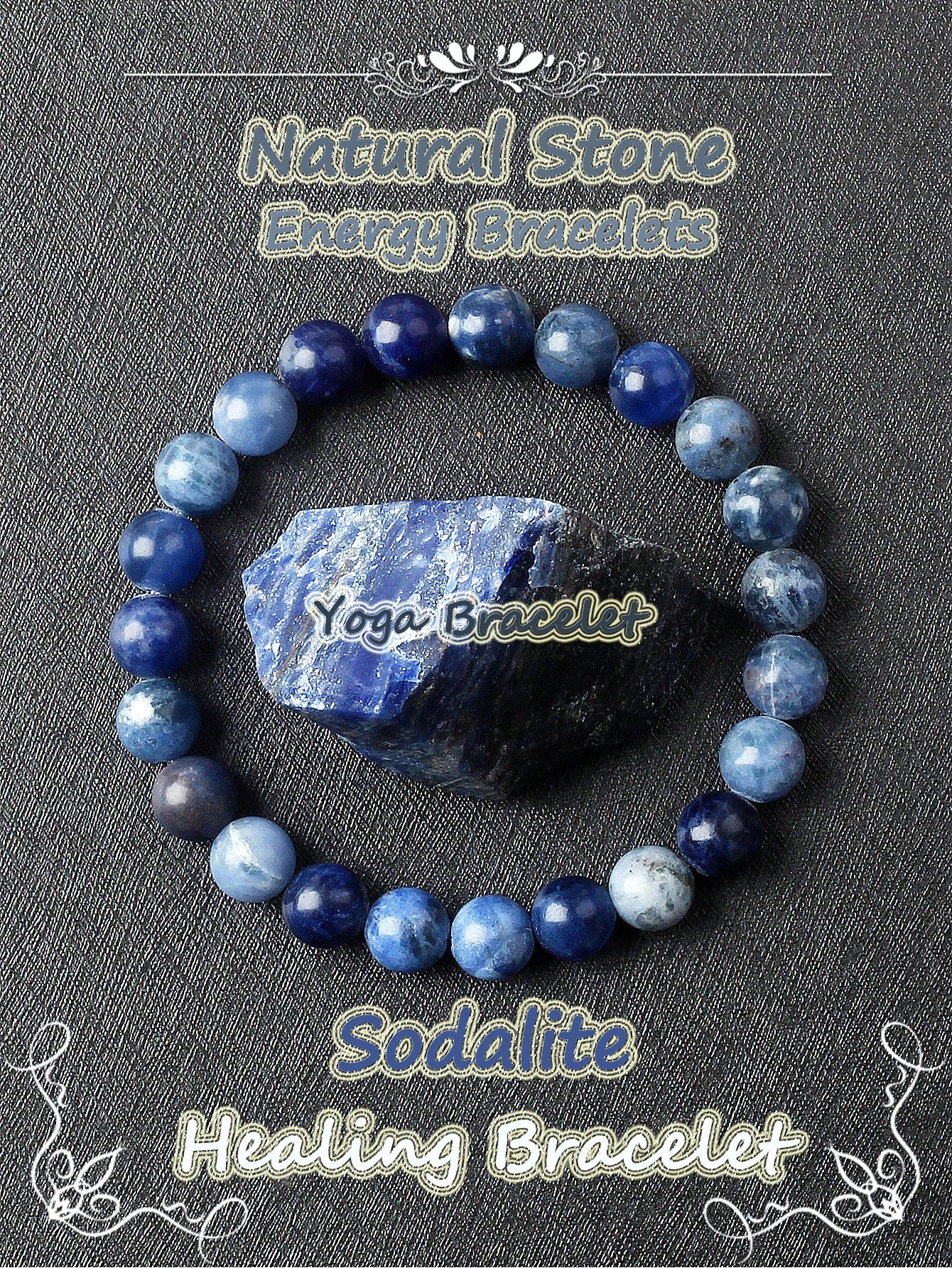 Genuine Crystal Round Healing Bracelets