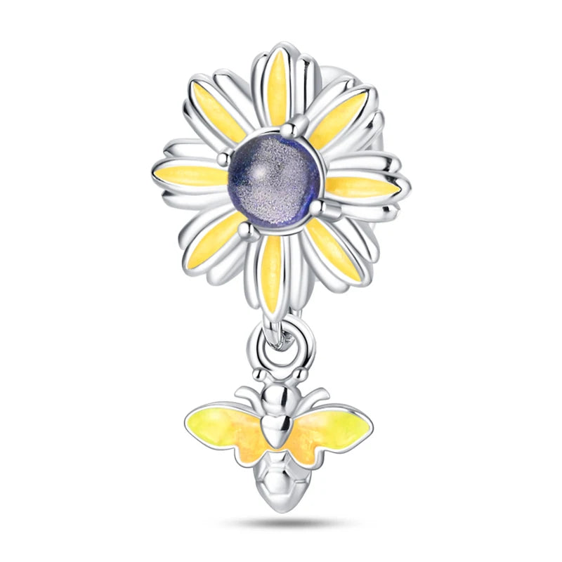 Romantic Bouquet Flower Love Language Theme Charms