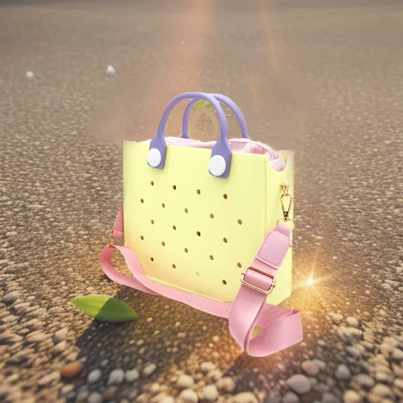 Pastel Palettes Rainbow Tote Handbag
