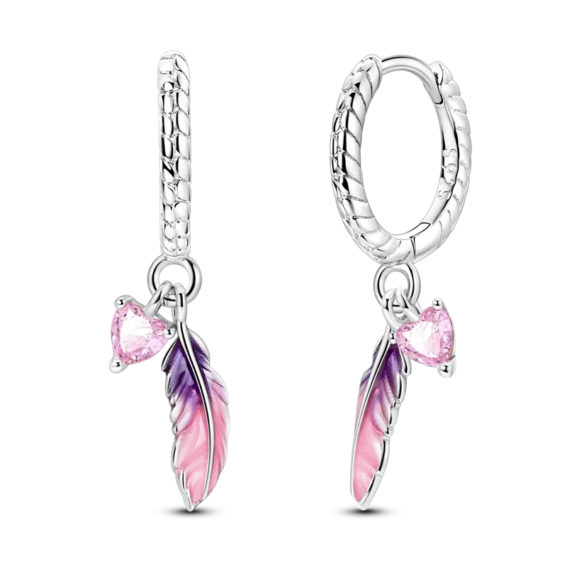 Elegantly Shaped Sparkling Pave Earrings