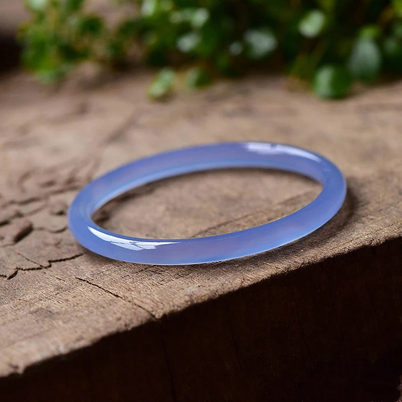 Blue Agate Beauty Jade Chalcedony Bracelet