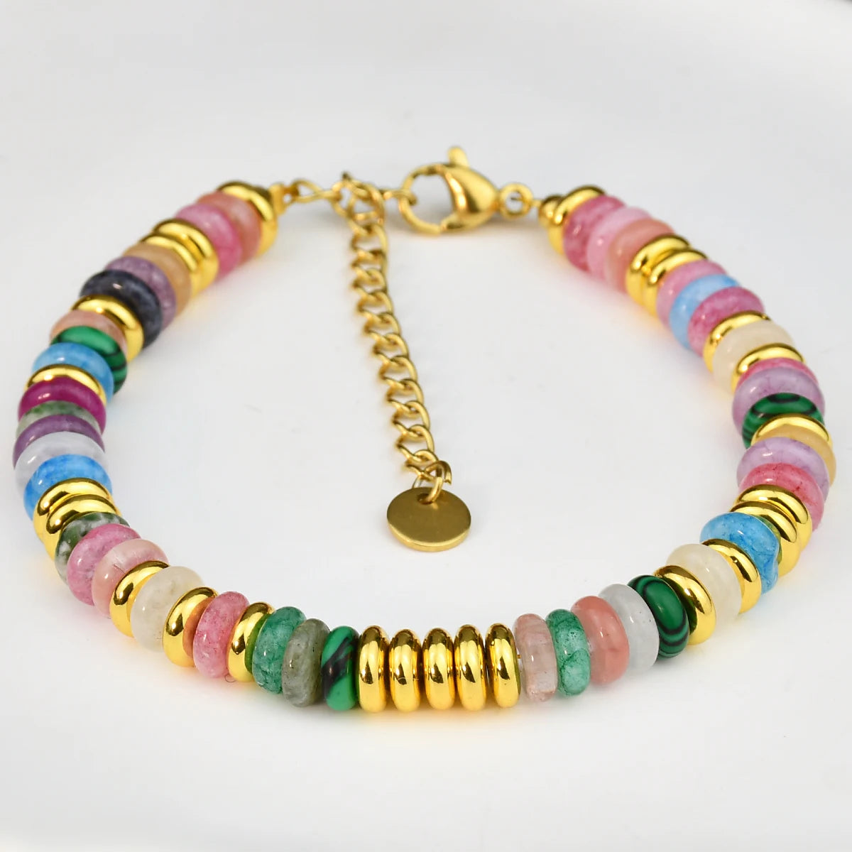 Euphoria Colorful Mix Gemstones Beaded Bracelet