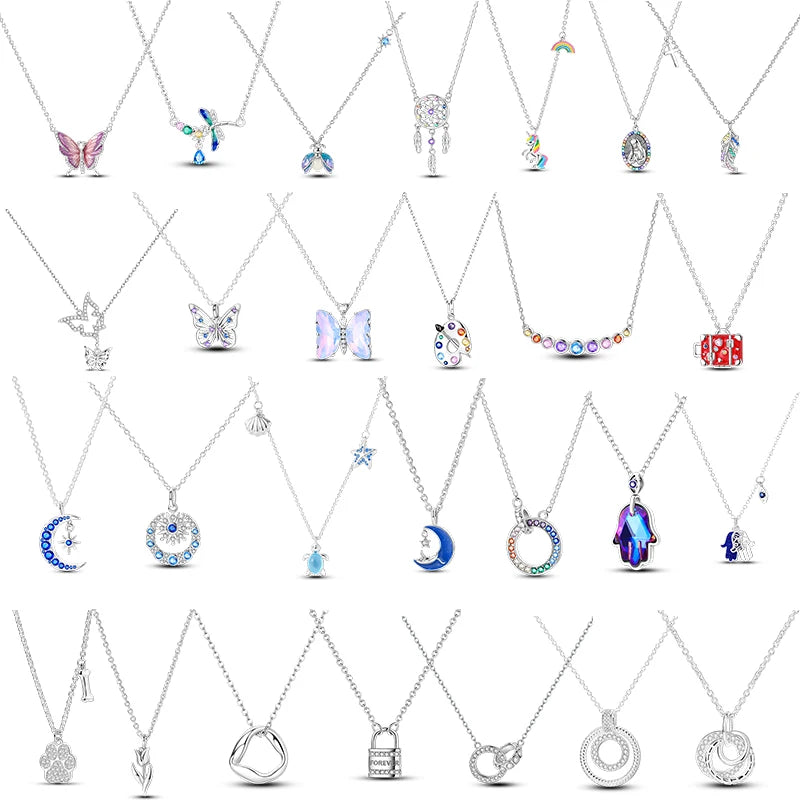 Enchanting Silver Unique Styled Necklace