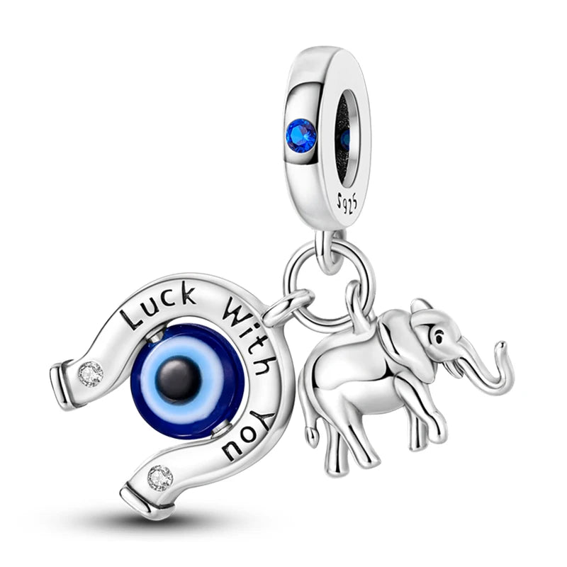 Sparkling Horus Eye Best Wishes Lucky Charms Pendants