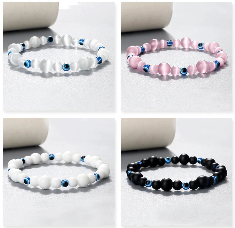 Earths Protection Blue Evil Eye Energy Bracelets