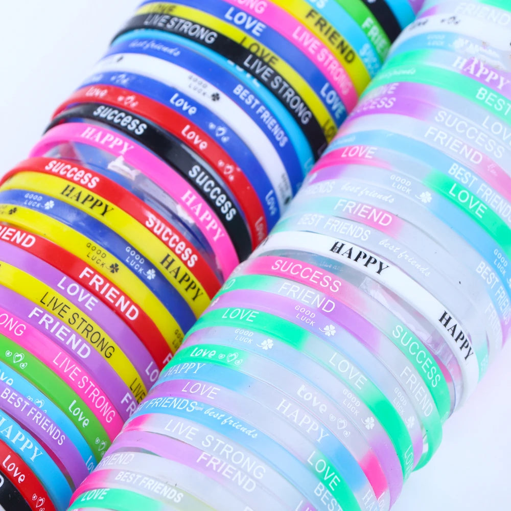 Luminous Motivational Wristband Bracelets