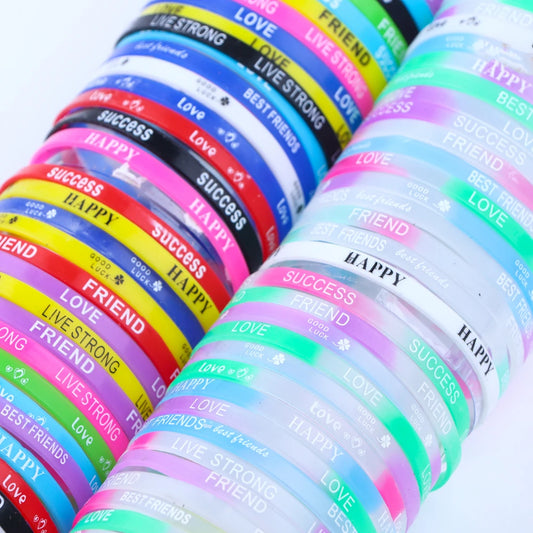 Luminous Motivational Wristband Bracelets