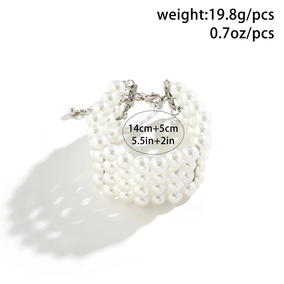Luxury Layered Pearl Charm Classy Bracelets