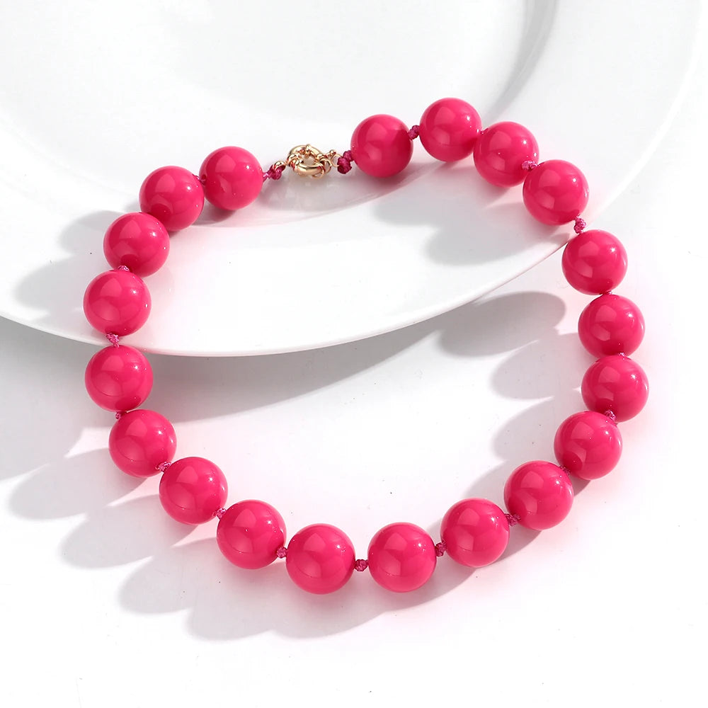 Vintage Paris Beads Choker Necklaces
