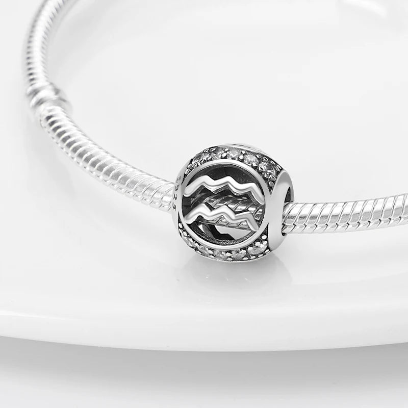 12 Constellation Round add-on Charms