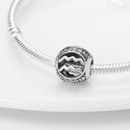 12 Constellation Round add-on Charms