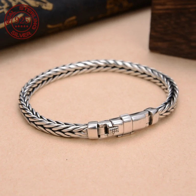 Silver Domineering Keel Bracelets