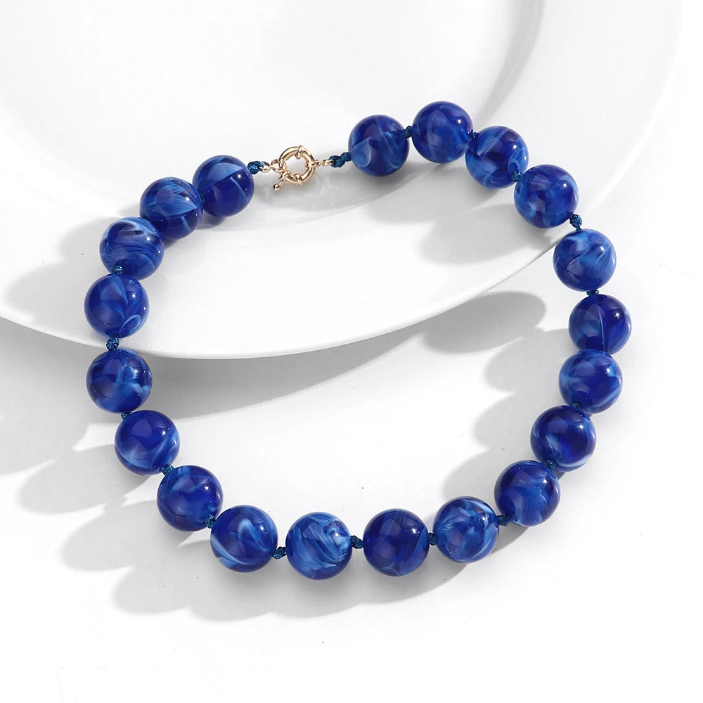 Vintage Paris Beads Choker Necklaces