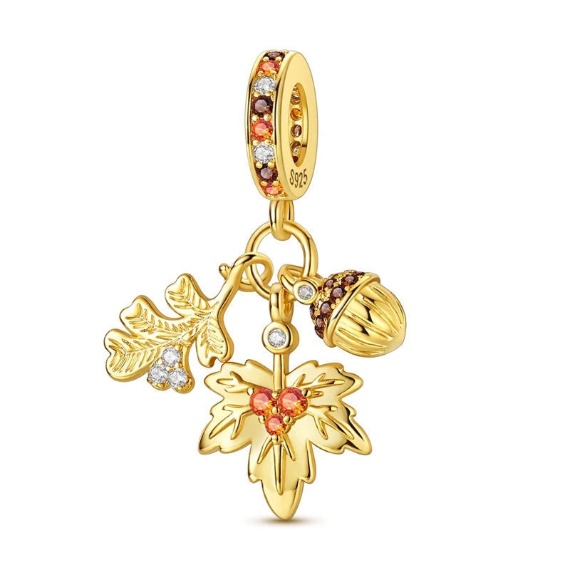 Dripping Elegance "Gold Charm Pendant" Series