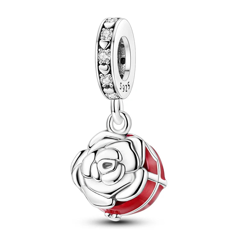 Romantic Bouquet Flower Love Language Theme Charms