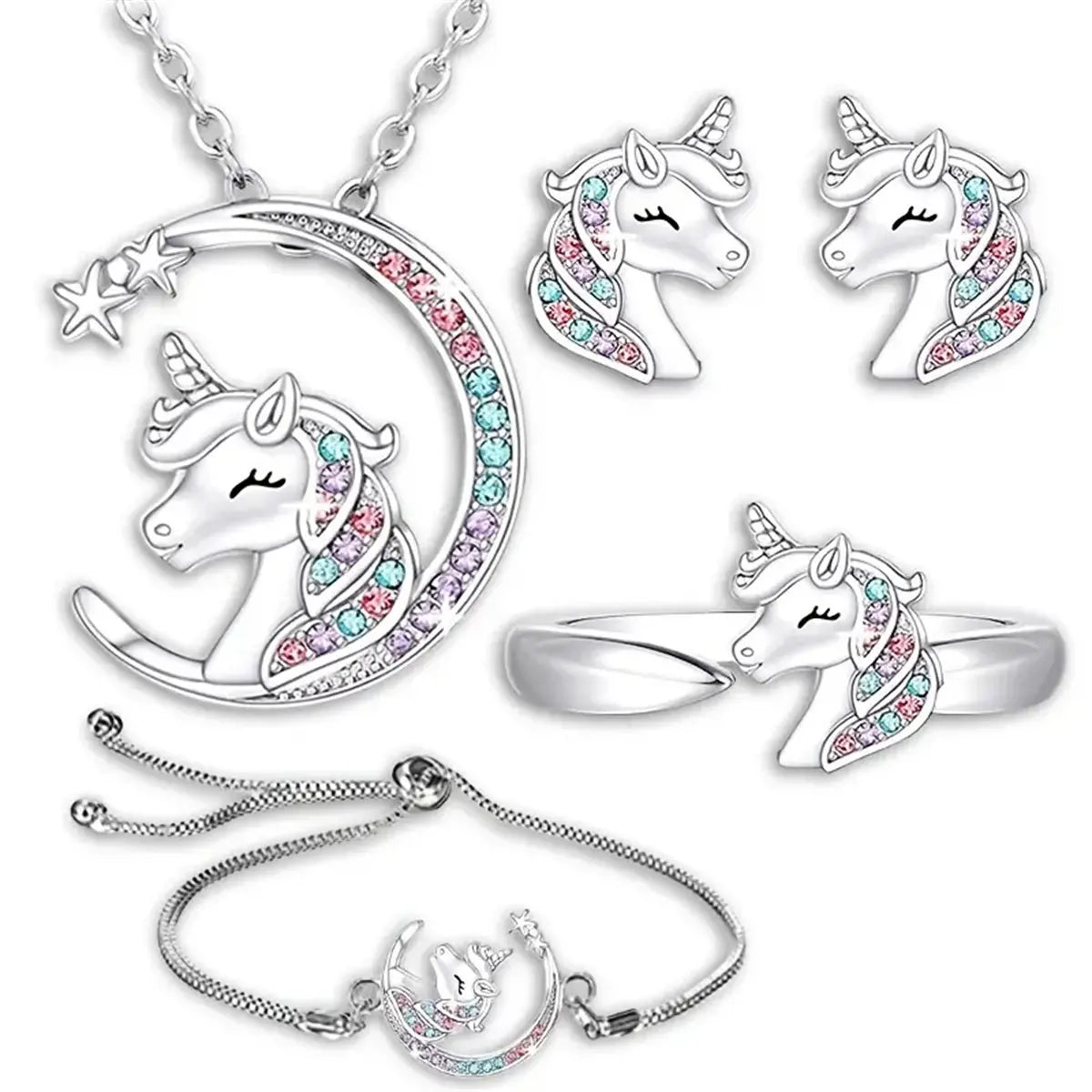 Lucky Unicorn Necklace & Sets