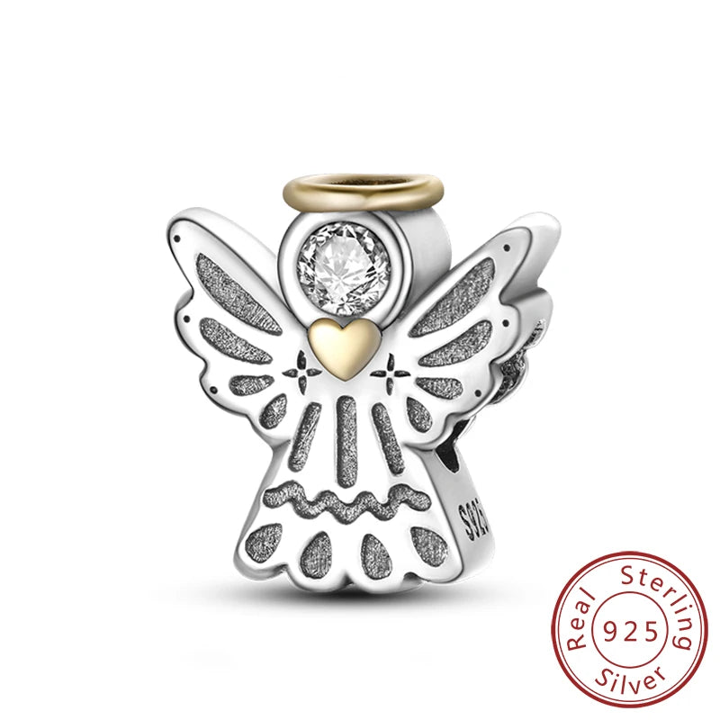 Dreamy Blue & Silver Charm Pendants