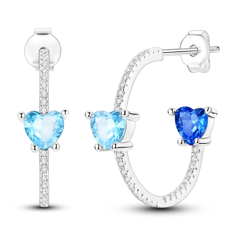 Elegantly Shaped Sparkling Pave Earrings