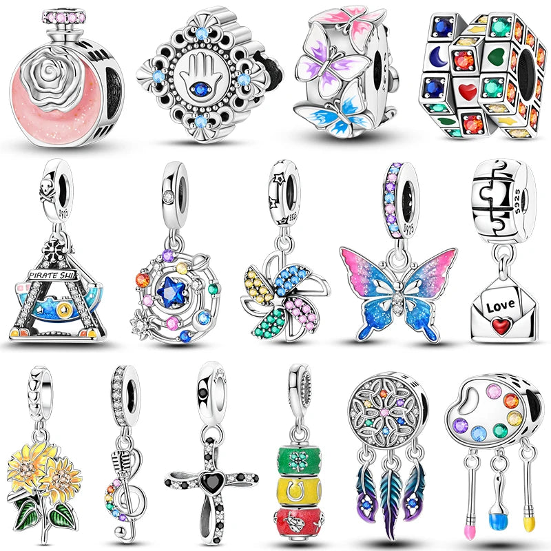 Explore Vibrancy Silver Array Charms Pendants