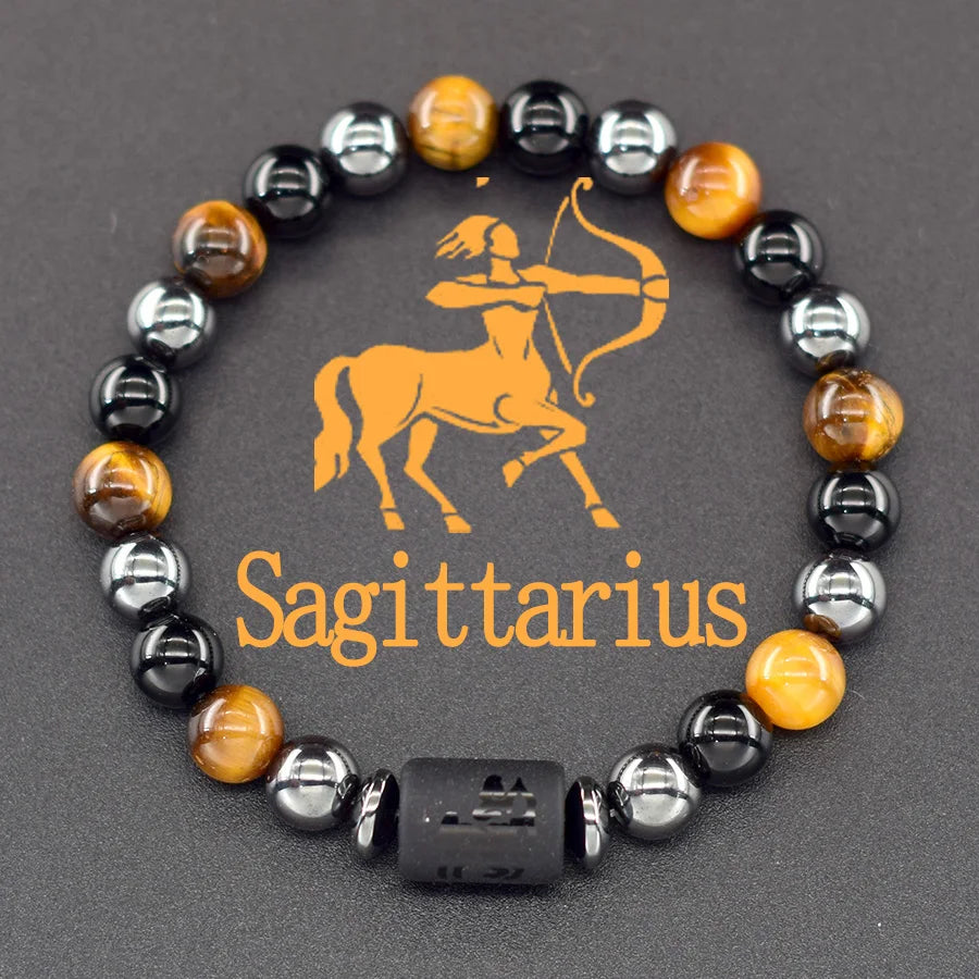 Crystal Cosmic Zodiac Sign Bracelet Constellation Bracelet