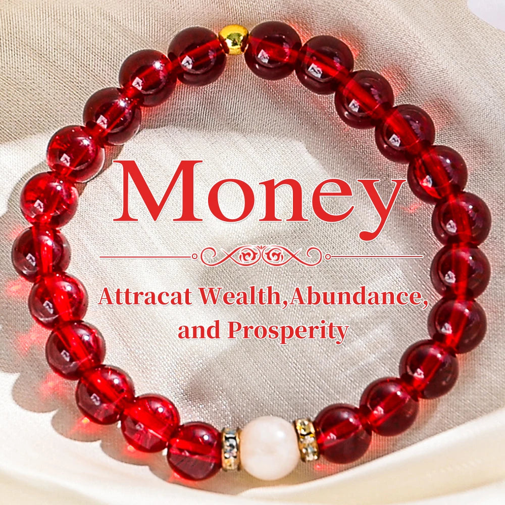 Ruby Red  Prosperity Protection Enhancement Bracelet