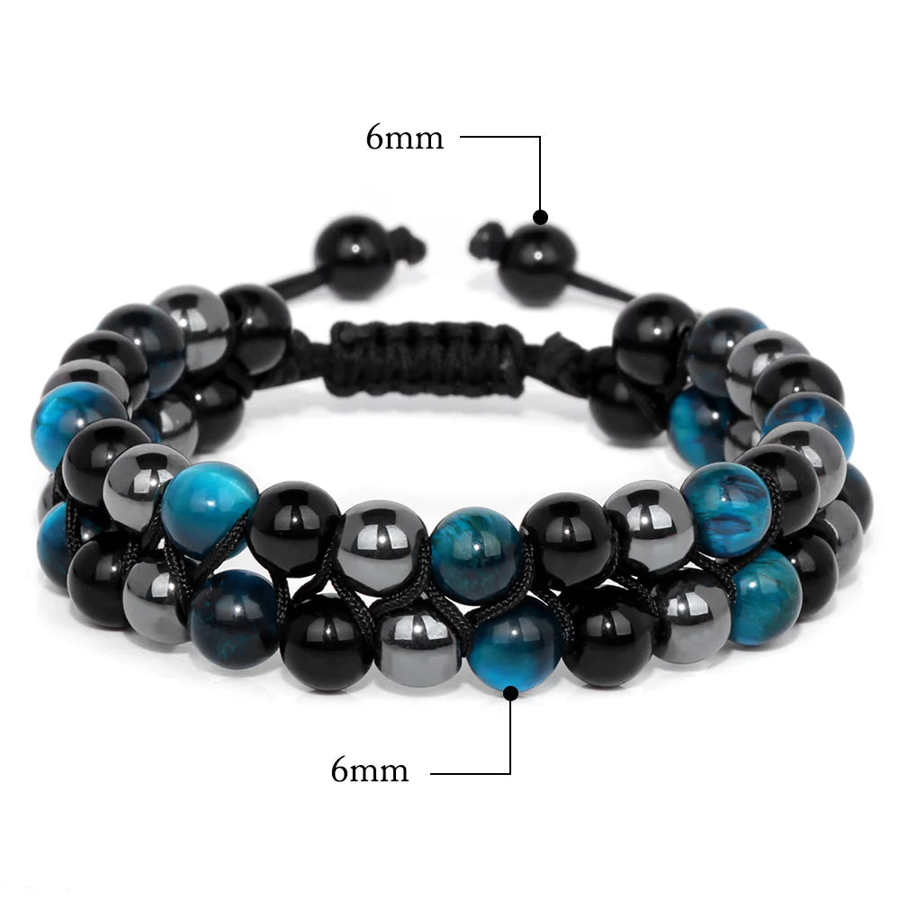 Double-layer Powerful Distance Charm Bracelets