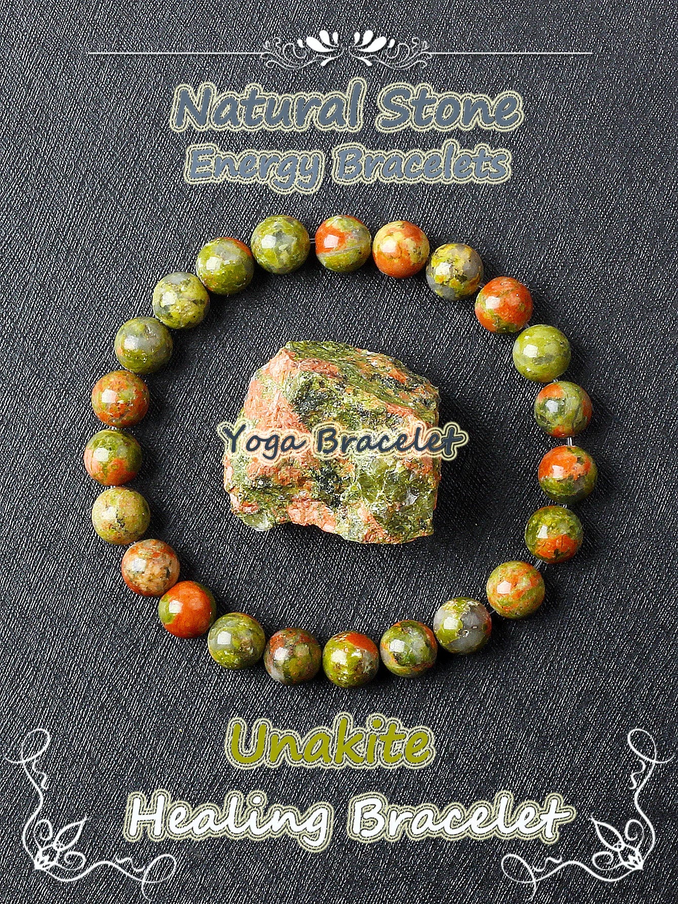 Genuine Crystal Round Healing Bracelets