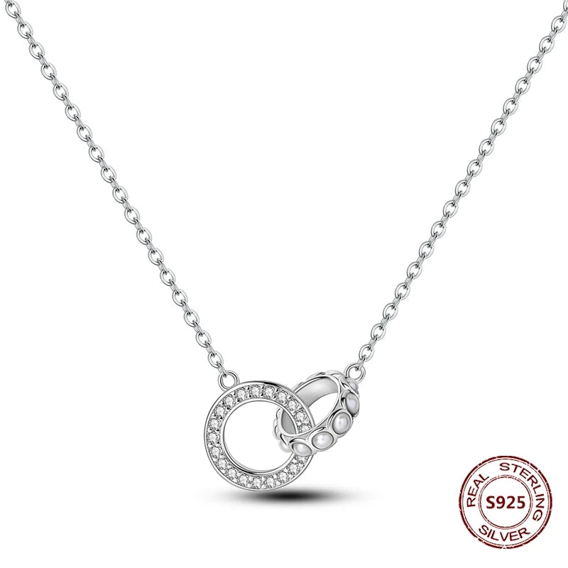 Enchanting Silver Unique Styled Necklace