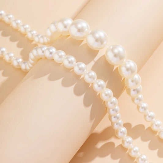 Timeless Beauty Pearl Choker Necklaces