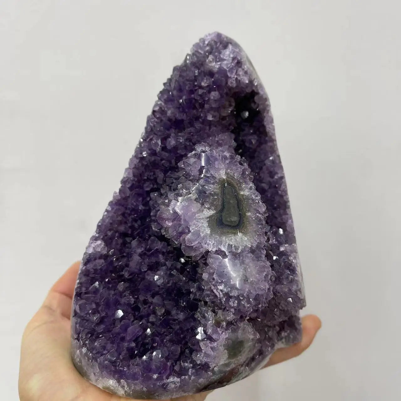 Natural Amethyst Crystal Cluster Raw Healing Stone