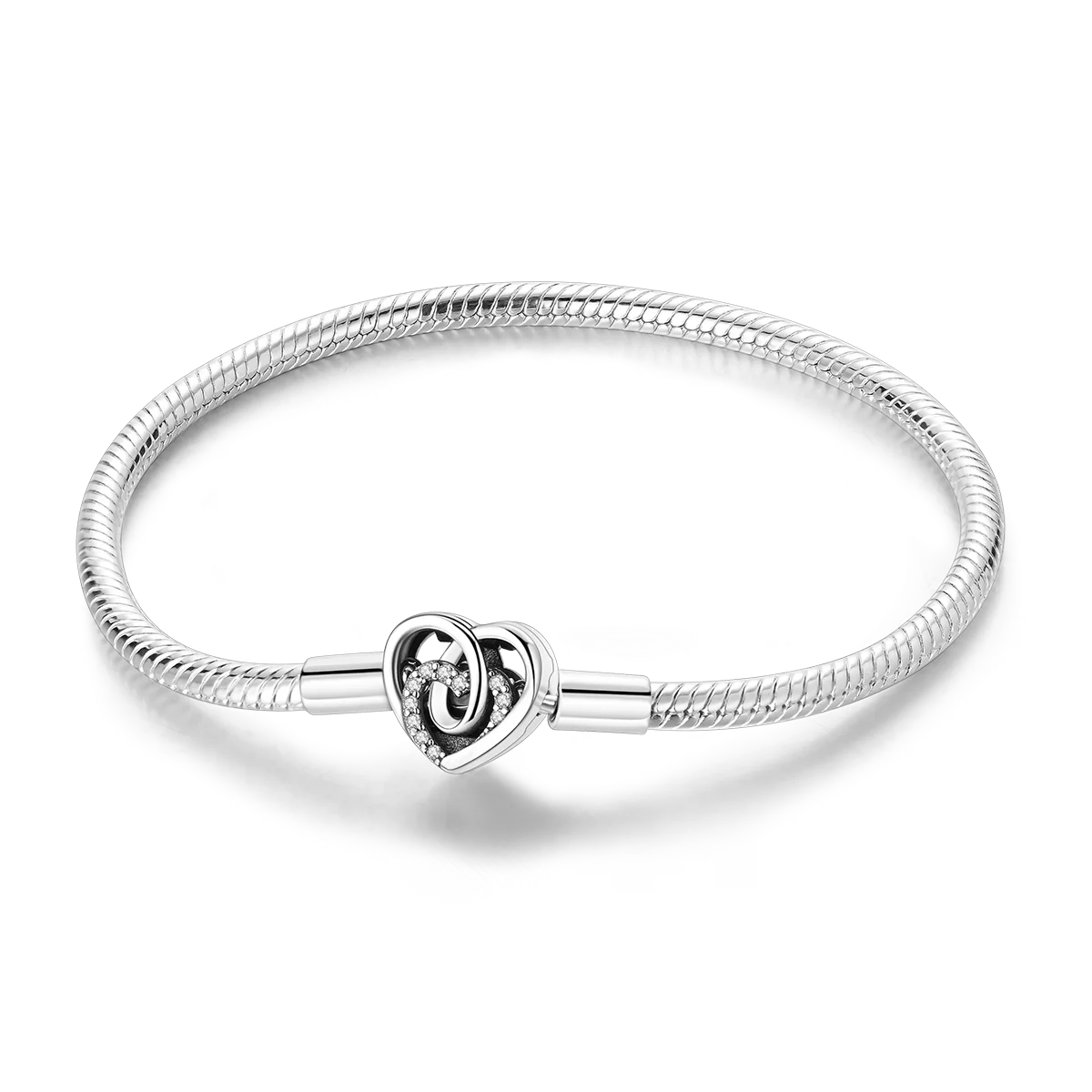 Spiffy Elegant Snake Chain Clasp Charm Pendant Bracelets