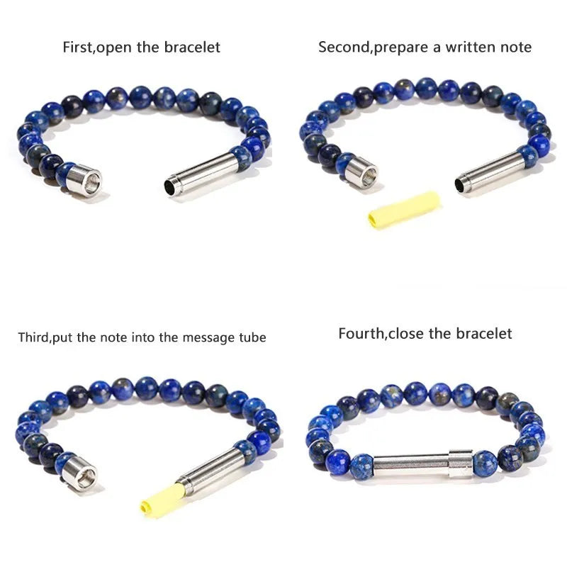 Memory Tube Secret Message Bracelet