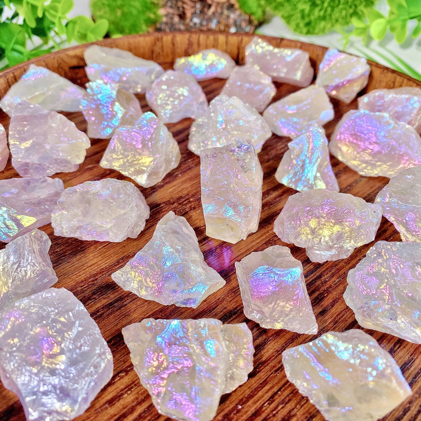 Enchanting Aura Rose Quartz Raw Gemstone Crystal