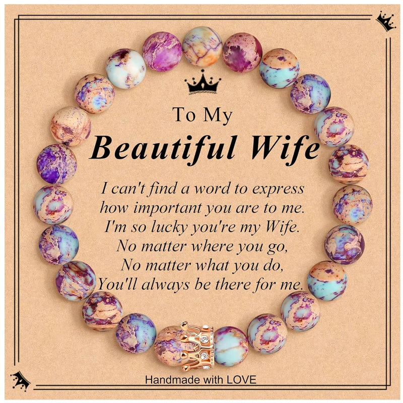 Royal Gold Crown Friendship Healing Stone Gifts