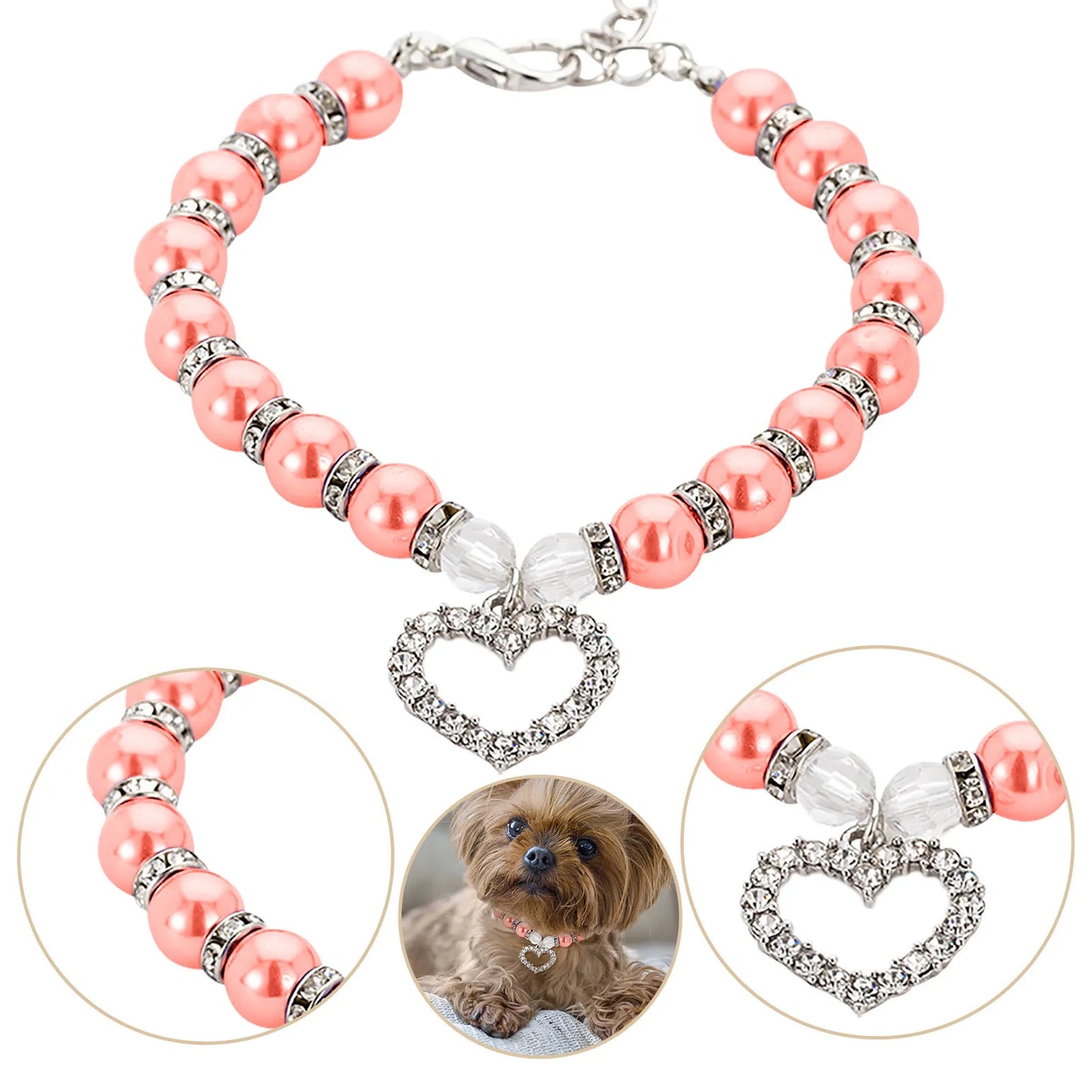 Pearls And Diamonds Dog & Cat Collars