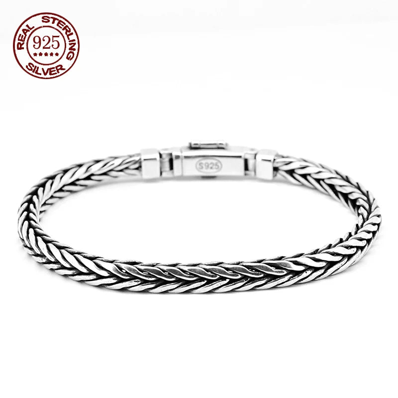 Silver Domineering Keel Bracelets