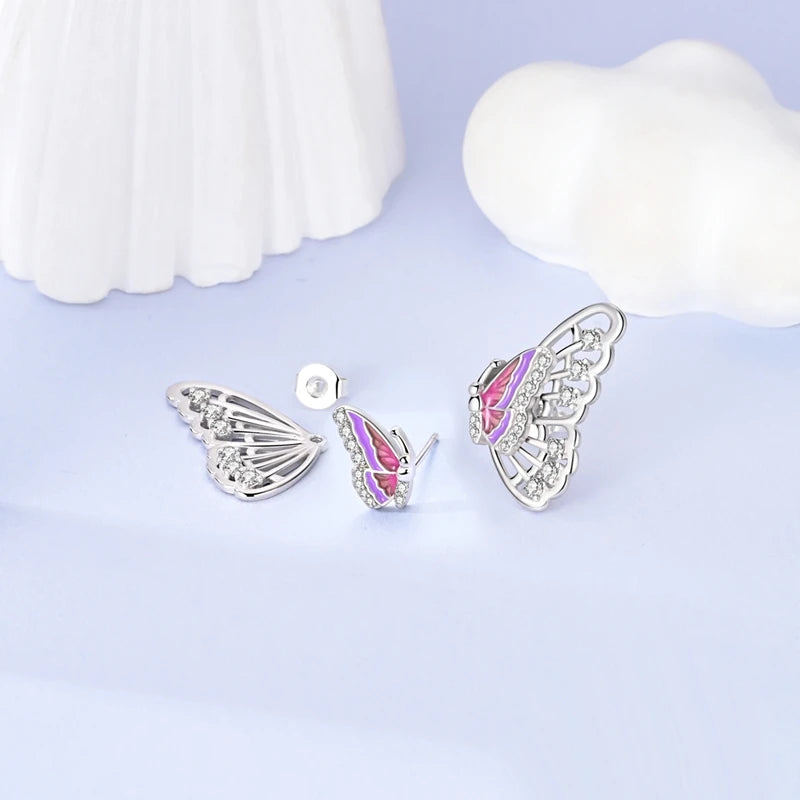 Elegantly Shaped Sparkling Pave Earrings