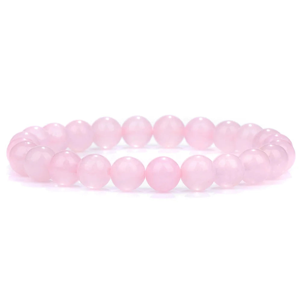 Pink Stone Series Beaded Bracelets