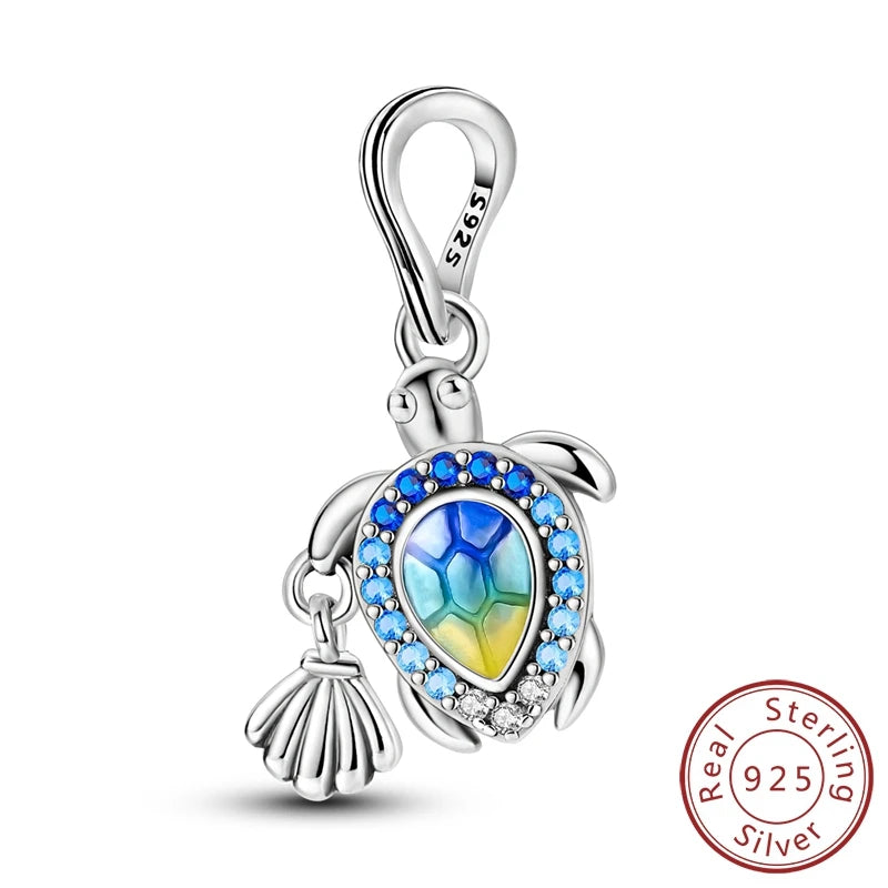 Summer Ocean Blue Pendant Charms