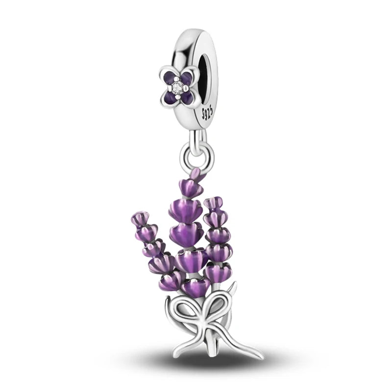 Romantic Bouquet Flower Love Language Theme Charms