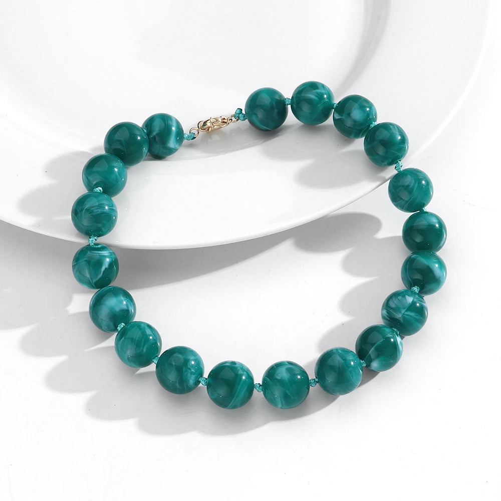 Vintage Paris Beads Choker Necklaces
