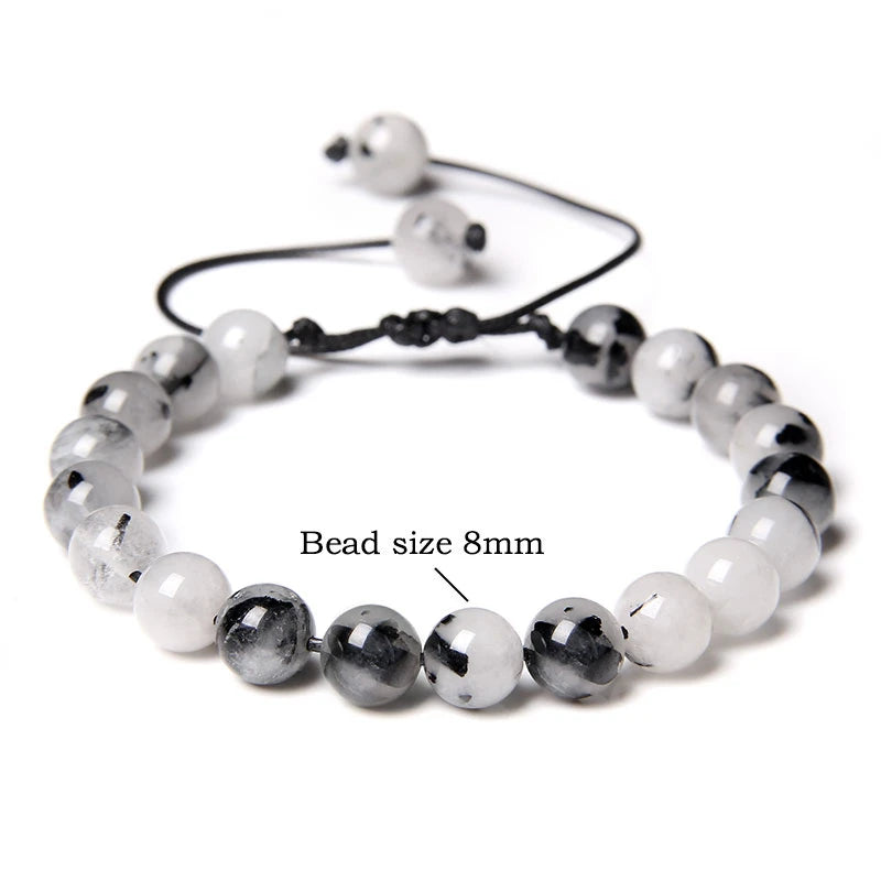 Couple Distance Energy Bracelets Natural Stone Healing