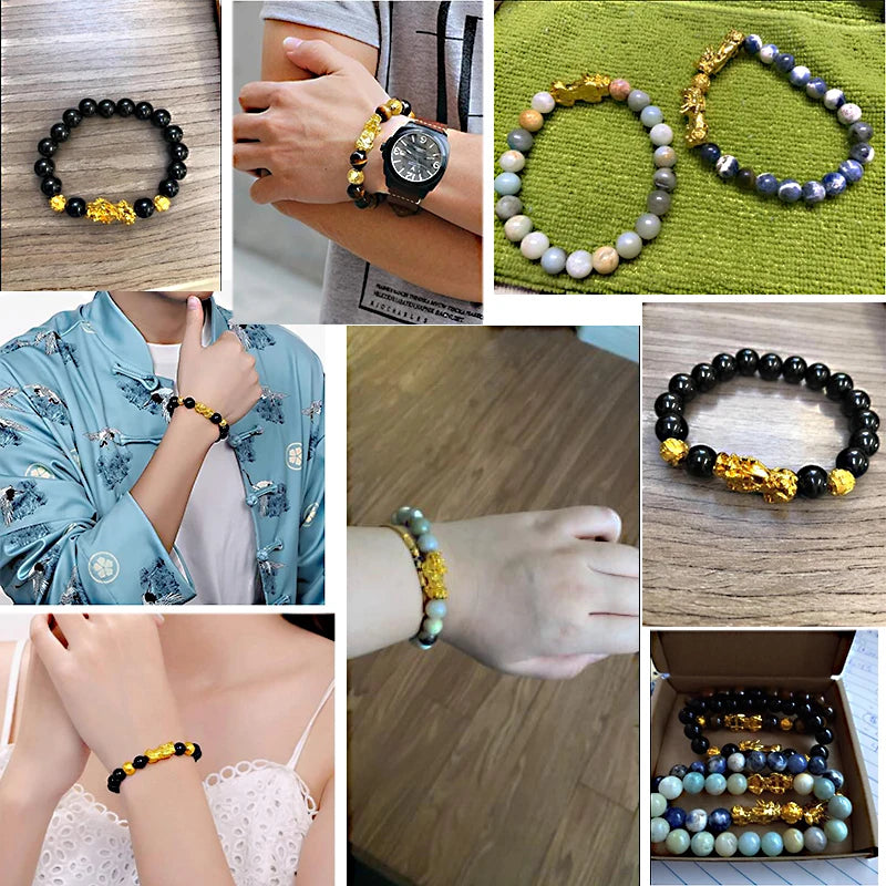 Zen Feng Shui Pixiu Dragon Charm Bracelets