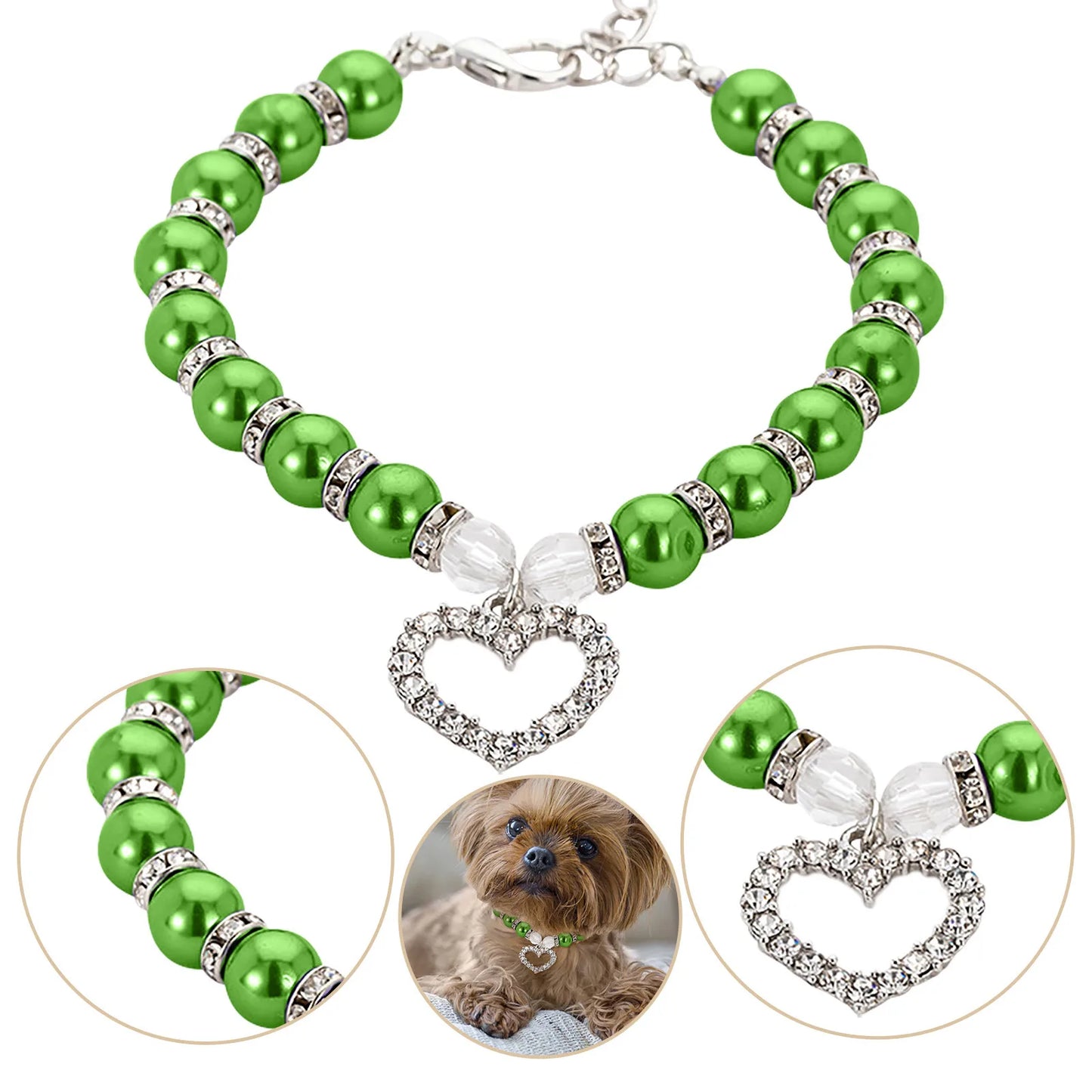 Pearls And Diamonds Dog & Cat Collars