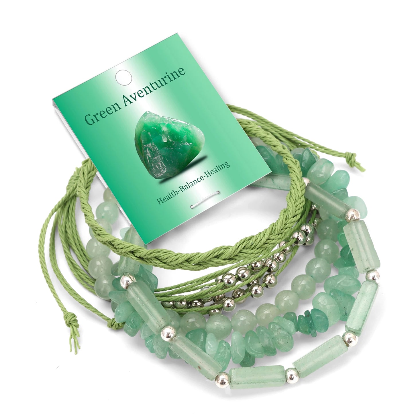 Ocean Bohemian Natural Stone Beaded Stackable Bracelet