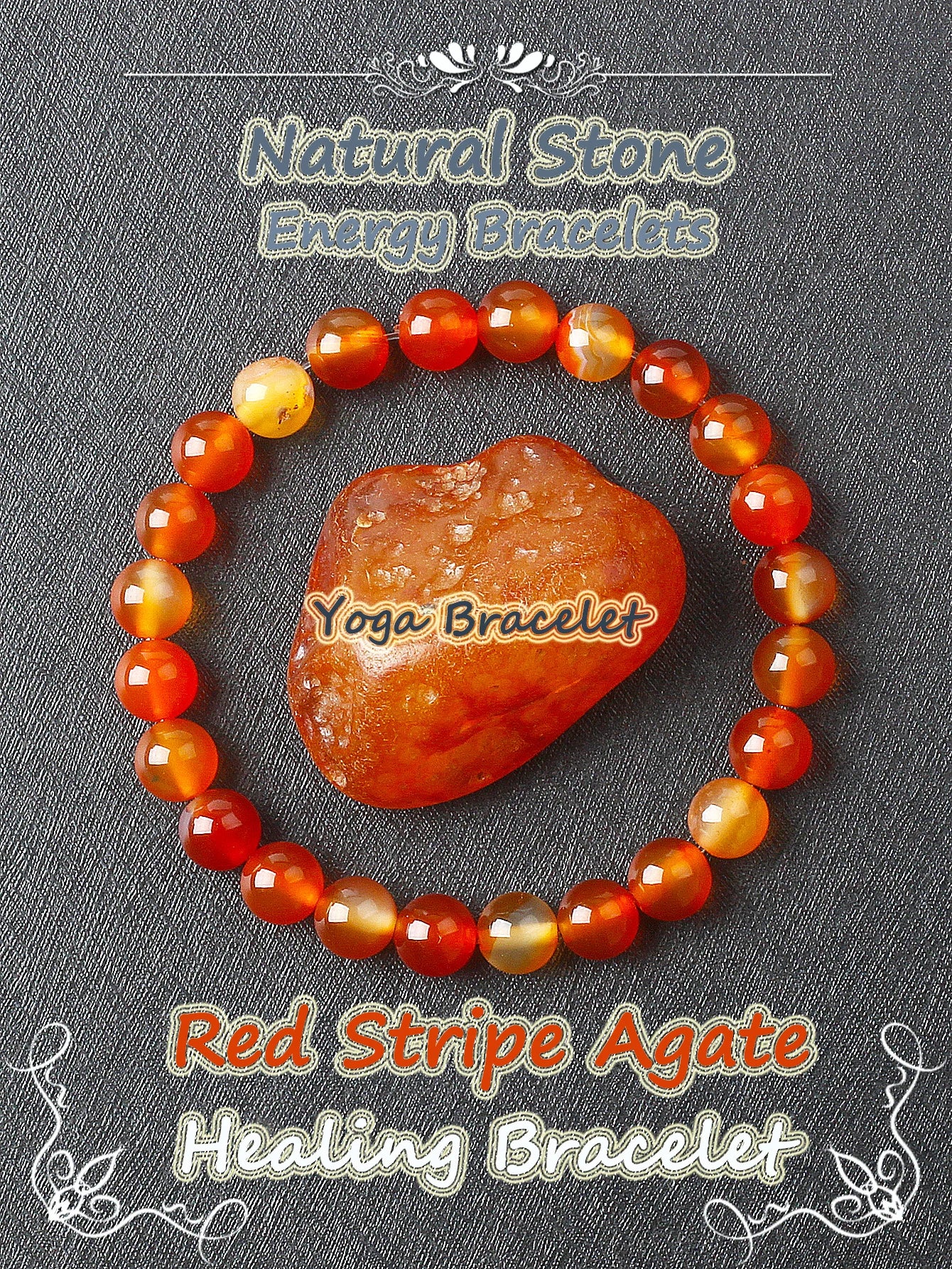Genuine Crystal Round Healing Bracelets