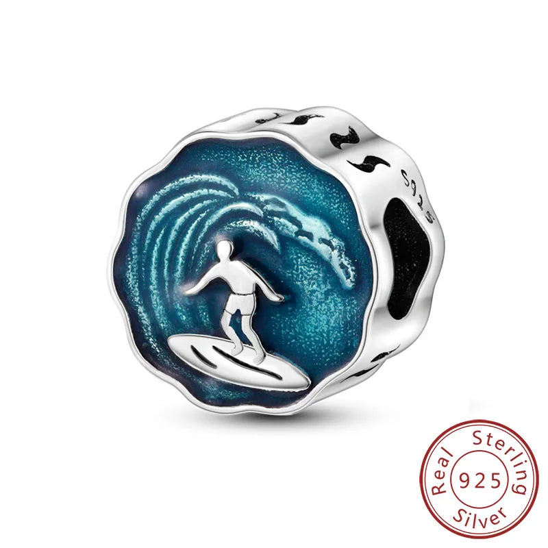 Summer Ocean Blue Pendant Charms