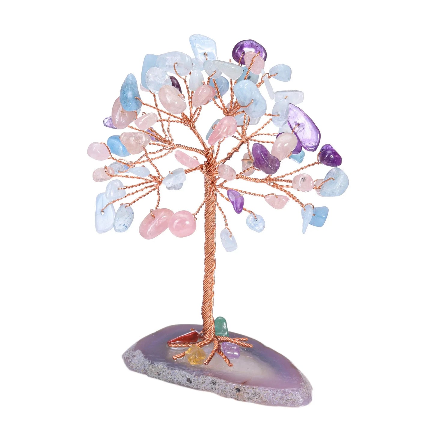 Copper Healing Natural Crystals Stone Tree