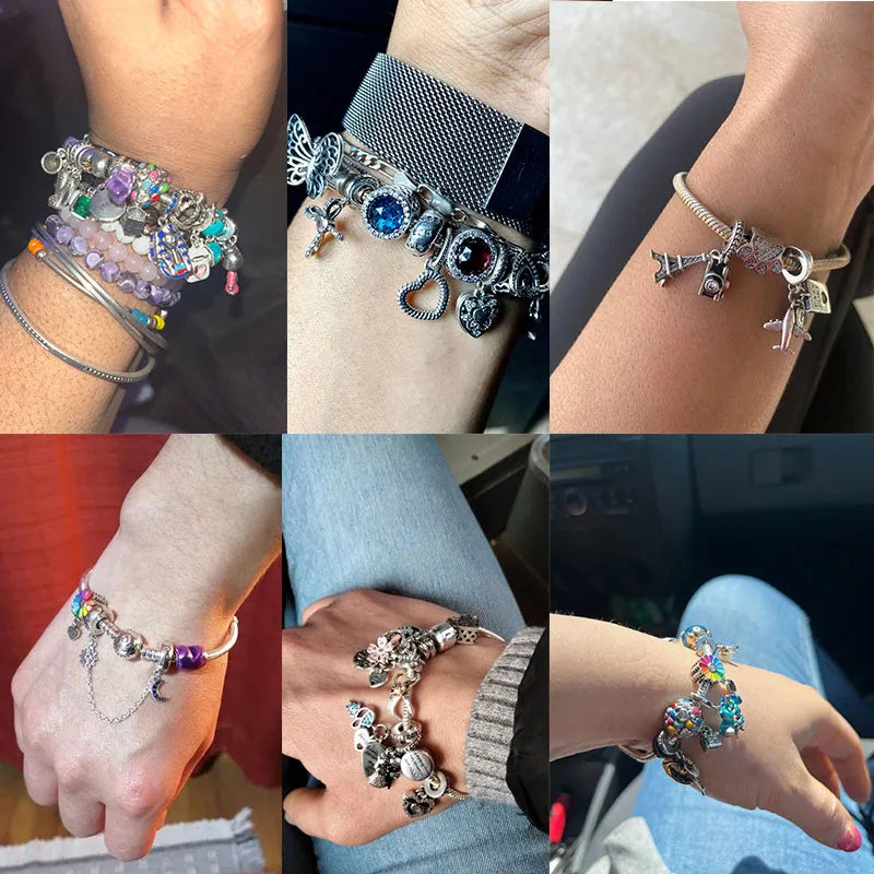 Earth Charms Crystal Bracelet Pendant