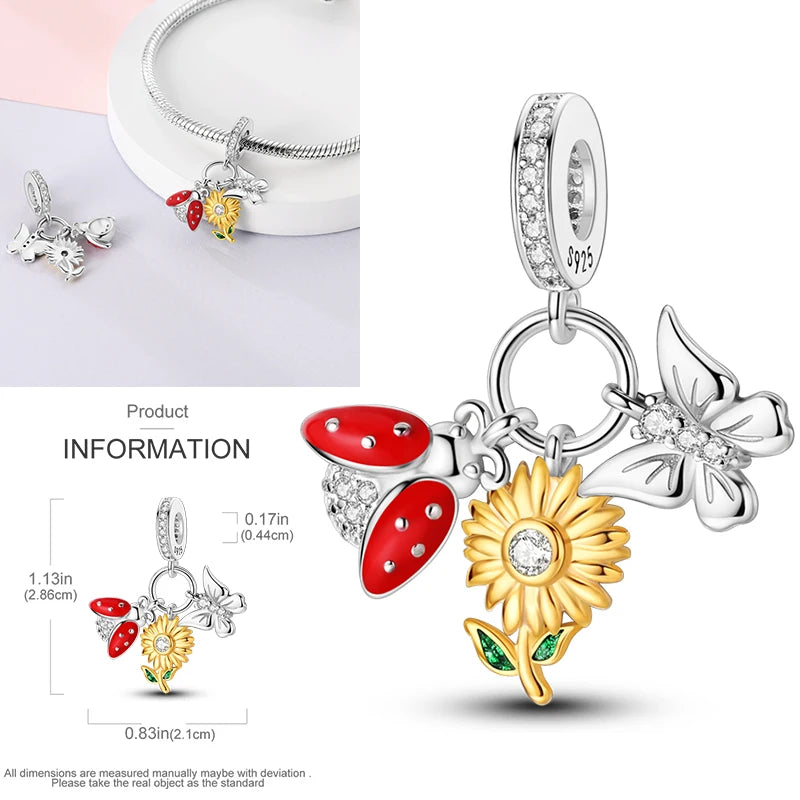 Explore Vibrancy Silver Array Charms Pendants